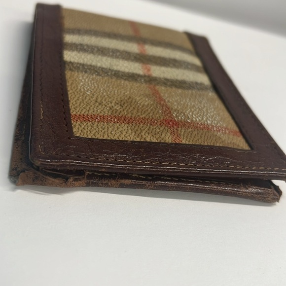 Burberry Vintage Bifold Wallet Nova Check Brown - Picture 7 of 12